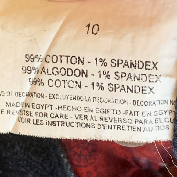 Bandolino Blu Mandie Classic Fit Women's Crop Jeans Size 10 - Picture 6 of 10